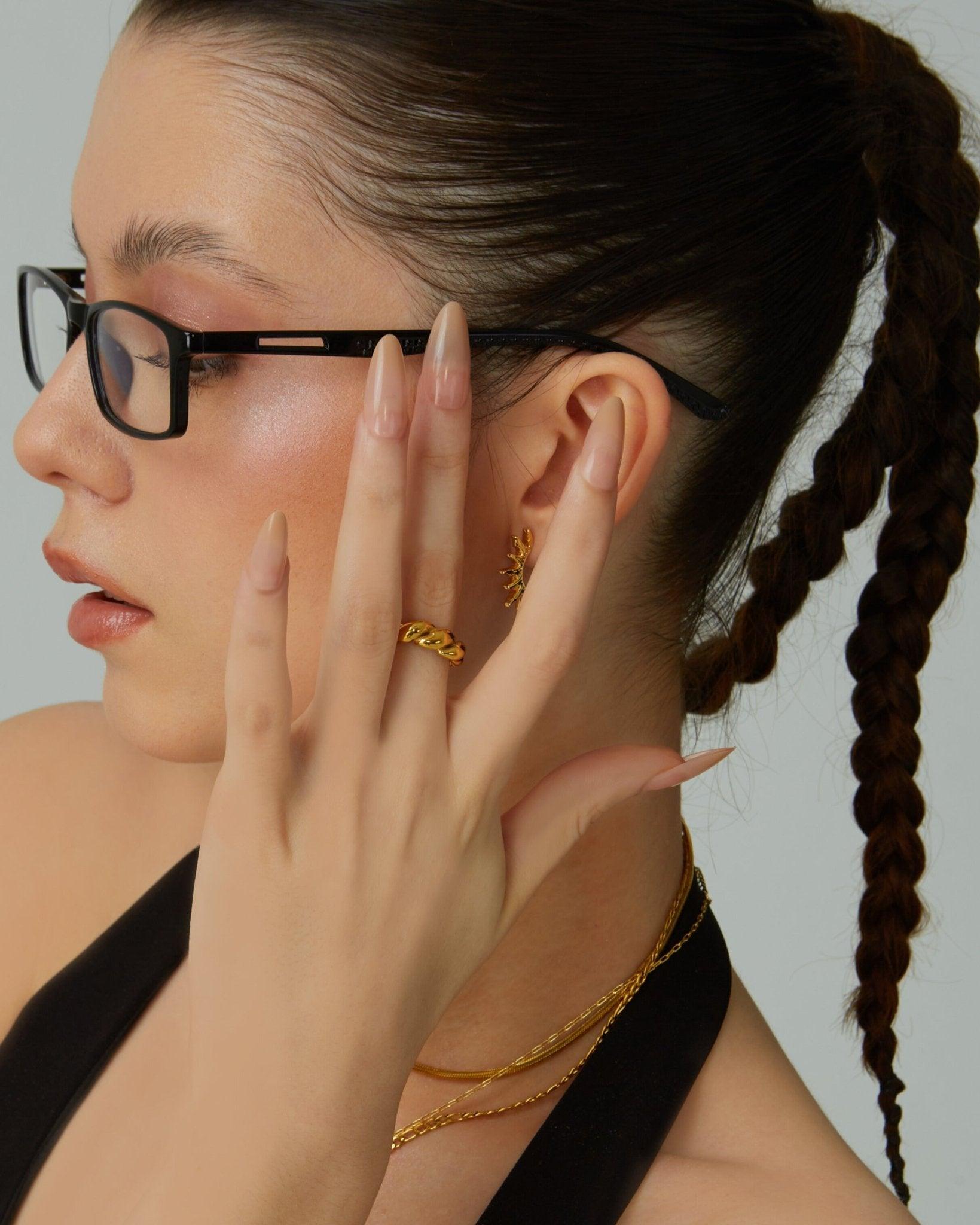Gold Twisted Ring